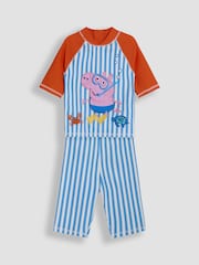 JoJo Maman Bébé Peppa Pig 2-Piece Sun Protection Suit - Imagen 1 de 4