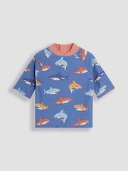 JoJo Maman Bébé Shark 2-Piece Sun Protection Suit - Image 2 of 5