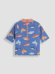 JoJo Maman Bébé Shark 2-Piece Sun Protection Suit - Image 3 of 5