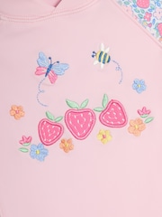 JoJo Maman Bébé Strawberry Floral Sun Protection Suit - Image 3 of 3