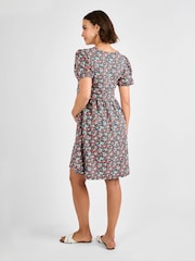 Jojo Maman Bébé Black Double Layer Maternity & Nursing Jersey Dress - Image 3 of 5