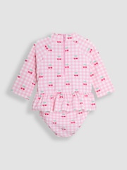JoJo Maman Bébé Gingham Rash Vest Set 2 Piece - Image 2 of 3