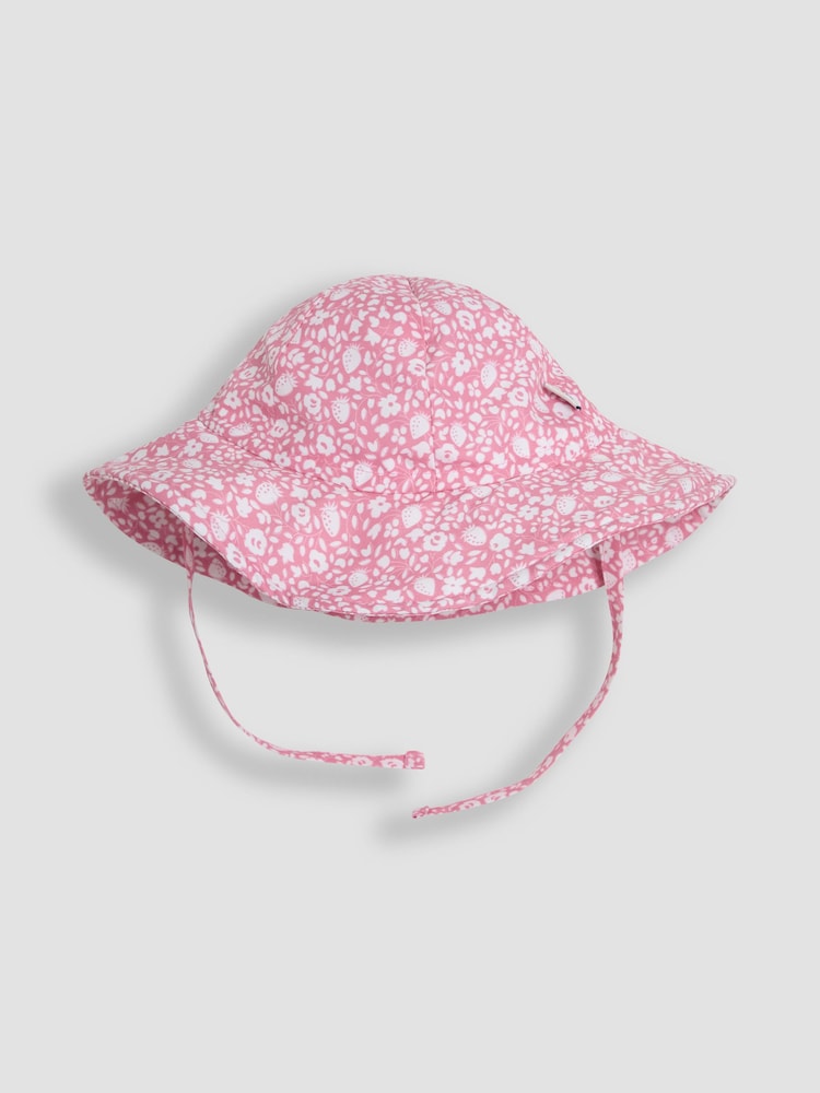 JoJo Maman Bébé Floral Floppy Sun Hat - Image 2 of 3