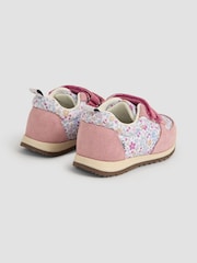 Jojo Maman Bébé Pink Riptape Trainers - Image 2 of 4