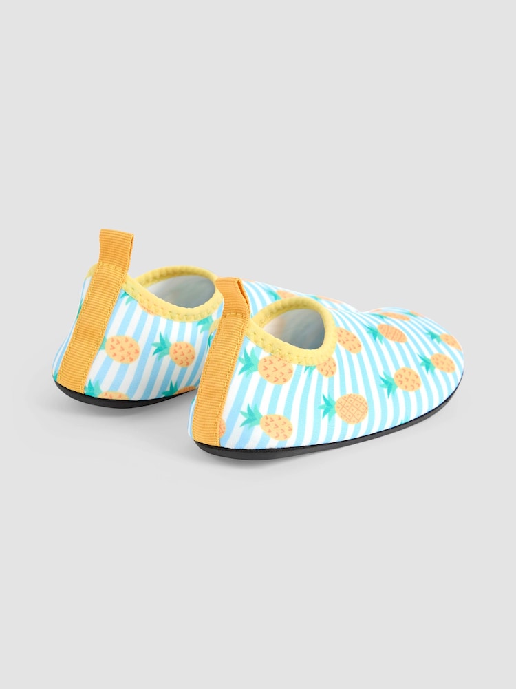 JoJo Maman Bébé Stripe Anti-Slip Swim Shoes - Image 2 of 4