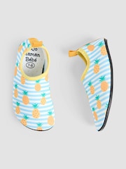 JoJo Maman Bébé Stripe Anti-Slip Swim Shoes - Image 3 of 4