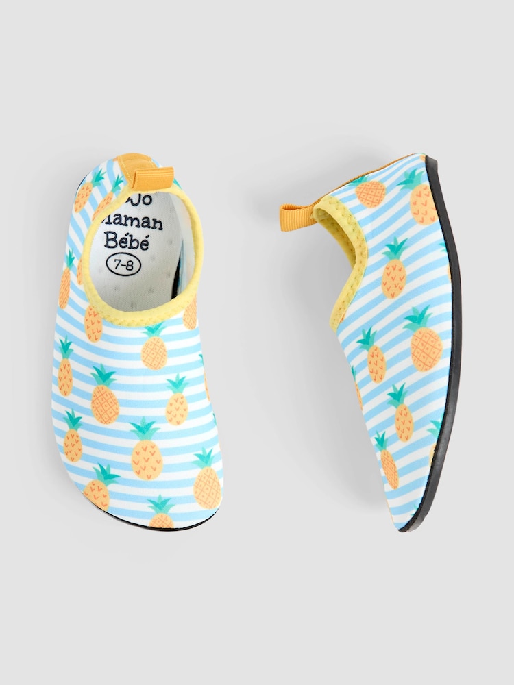 JoJo Maman Bébé Stripe Anti-Slip Swim Shoe - Image 3 of 4