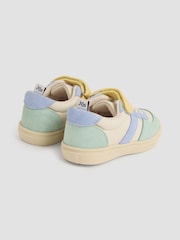 JoJo Maman Bébé Multi Colourblock Riptape Trainers - Image 2 of 4