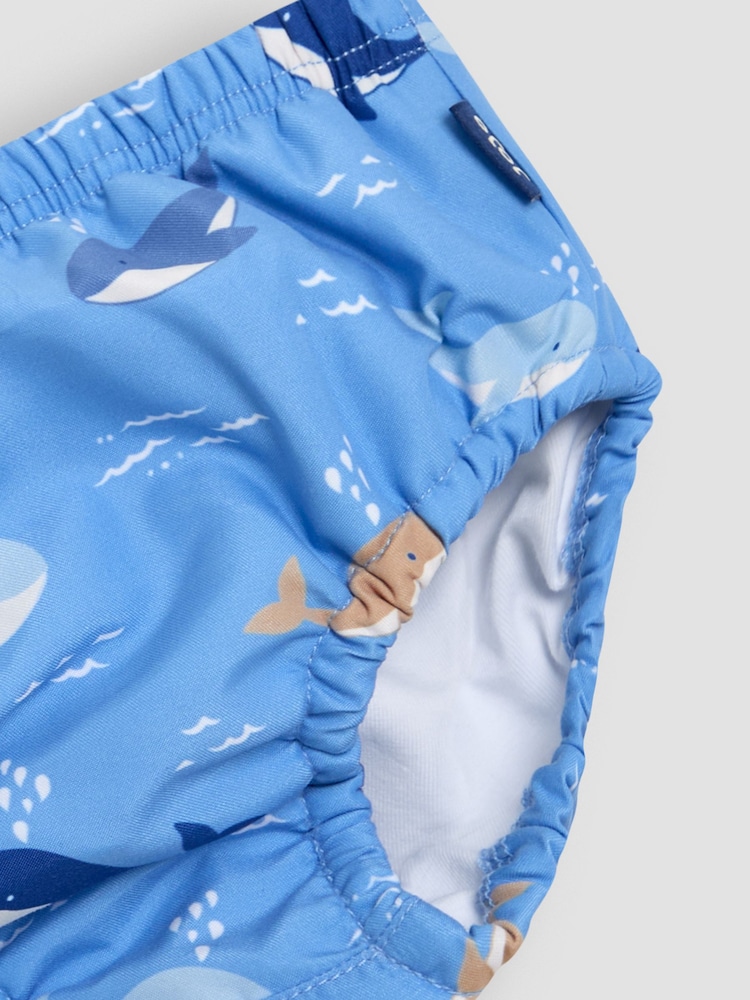 JoJo Maman Bébé Whale Swim Nappy - Image 3 of 3