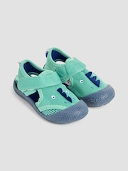 JoJo Maman Bébé Green Aqua Beach and Swim Sandals - Image 1 of 4