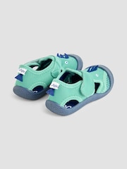 JoJo Maman Bébé Green Aqua Beach and Swim Sandals - Image 2 of 4