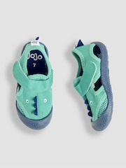 JoJo Maman Bébé Green Aqua Beach and Swim Sandals - Image 3 of 4
