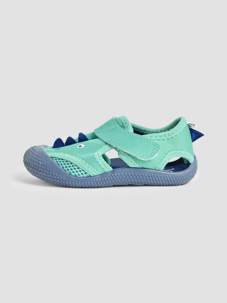 JoJo Maman Bébé Green Aqua Beach and Swim Sandals - Image 4 of 4