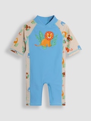 JoJo Maman Bébé Pale Blue Sun Protection Suit - Image 1 of 3