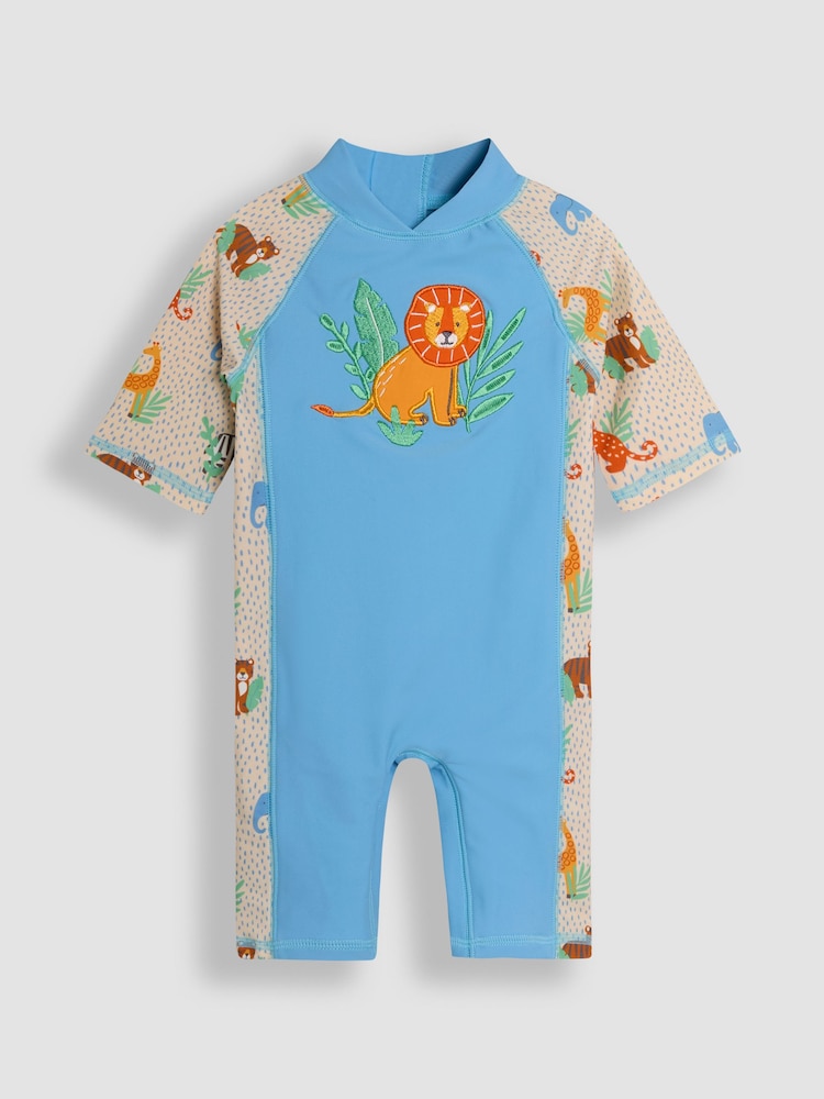 JoJo Maman Bébé Pale Blue Sun Protection Suit - Image 1 of 3