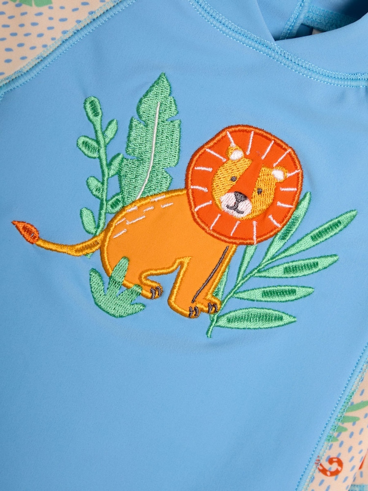 JoJo Maman Bébé Pale Blue Sun Protection Suit - Image 3 of 3