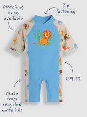 JoJo Maman Bébé Pale Blue Sun Protection Suit - Image 4 of 5