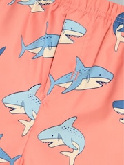 JoJo Maman Bébé Shark Print Swim Shorts - Image 3 of 3