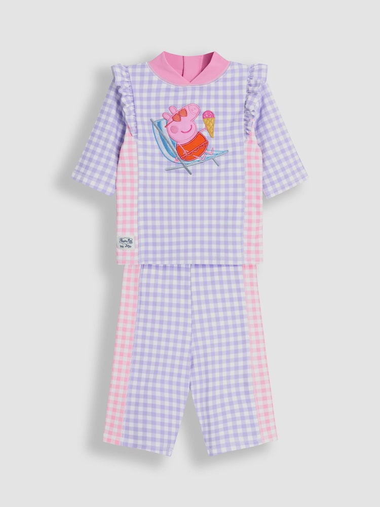 JoJo Maman Bébé Peppa Pig 2-Piece Sun Protection Suit - Bild 1 von 6