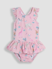 JoJo Maman Bébé Safari Swimsuit with Nappy - Image 1 of 3