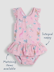 JoJo Maman Bébé Safari Swimsuit with Nappy - Image 4 of 5