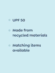 JoJo Maman Bébé Pink Mermaid 2-Piece UV Sunsafe Suit - Image 8 of 8