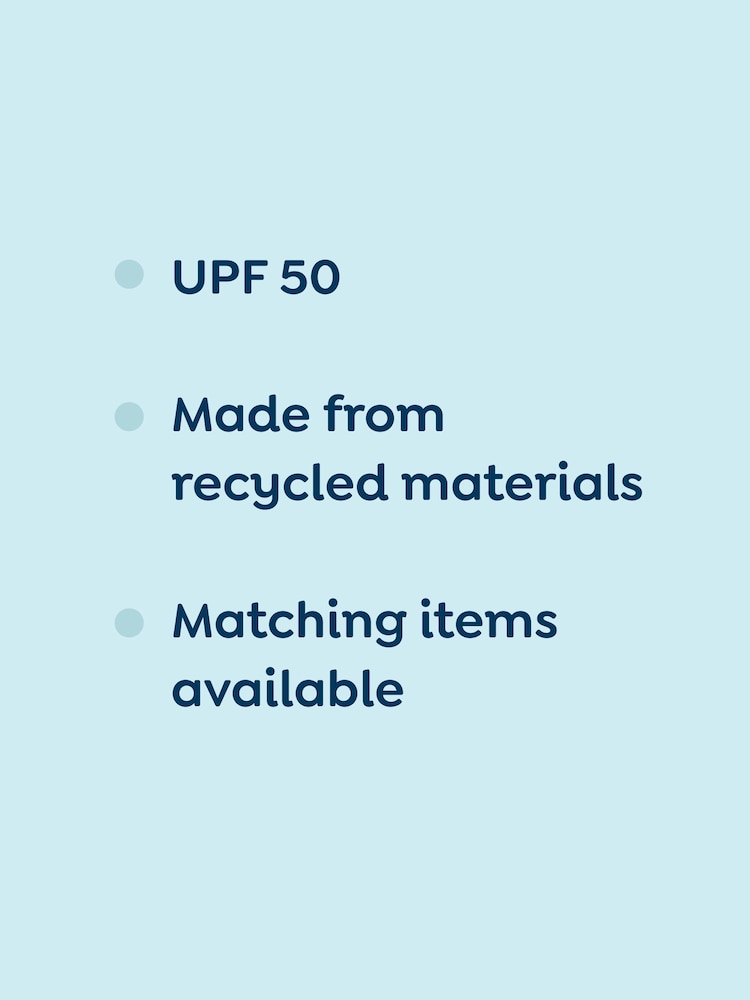 JoJo Maman Bébé Pink Mermaid 2-Piece UV Sunsafe Suit - Image 8 of 8