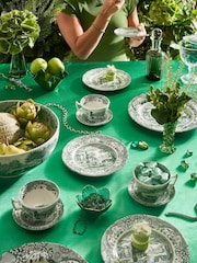 Spode Set of 4 Heritage Green Italian Tea Cups & Saucers - Image 1 of 3