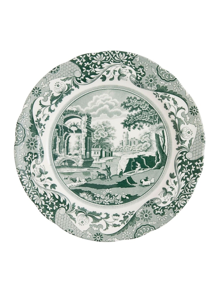 Spode Set of 4 Heritage Green Italian Dinner Plates - Image 3 of 3 Spode Set of 4 Heritage Green Italian Dinner Plates - Image 3 of 3