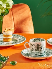 Spode Heritage Green Italian Set of 4 Coffee Cup & Saucers - Image 2 of 3