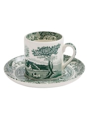 Spode Heritage Green Italian Set of 4 Coffee Cup & Saucers - Image 3 of 3