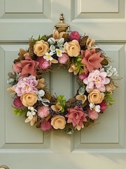Dibor Pink Woodland Wreath - Image 3 of 4