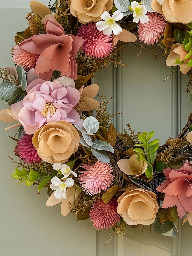 Dibor Pink Woodland Wreath - Image 4 of 4 Dibor Pink Woodland Wreath - Image 4 of 4