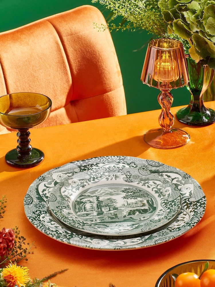 Spode Heritage Green Italian Set of 4 Side Plates - Image 1 of 3 Spode Heritage Green Italian Set of 4 Side Plates - Image 1 of 3