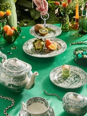 Spode Heritage Green Italian 2 Tier Cake Stand - Image 1 of 3