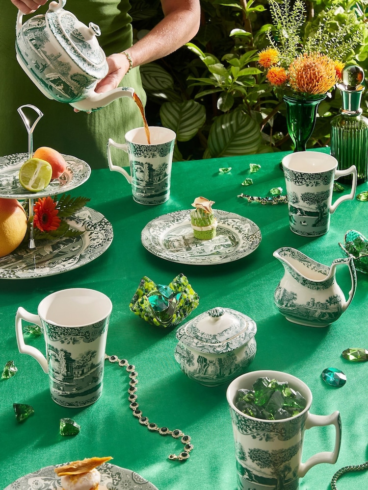 Spode Set of 4 Heritage Green Italian Mugs - Image 2 of 3 Spode Set of 4 Heritage Green Italian Mugs - Image 2 of 3