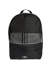 adidas Originals Black Material Mix Backpack - Image 2 of 7