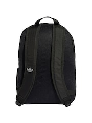adidas Originals Black Material Mix Backpack - Image 3 of 7