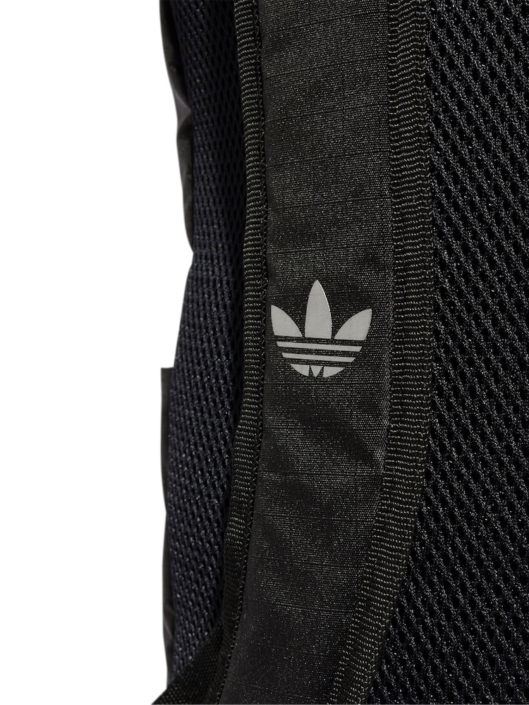 adidas Originals Black Material Mix Backpack - Image 7 of 7