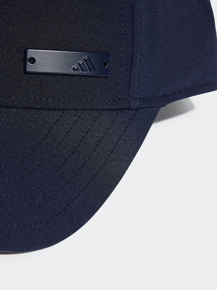 adidas Black Baseball Metal Cap - Image 3 of 4