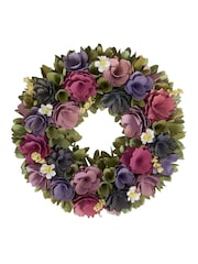 Dibor Purple Lilac Floral Wreath - Image 4 of 4