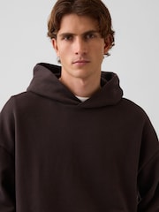 Marrón oscuro - Gap Heavyweight Oversized Hoodie - Imagen 4 de 4