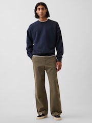 Gap Navy Heavyweight Oversized Sweatshirt - Image 3 of 4