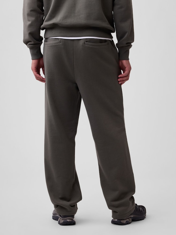 Gap Brown Heavyweight Relaxed Joggers - Image 2 of 4 Gap Brown Heavyweight Relaxed Joggers - Image 2 of 4