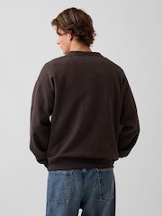 Gap Brown Heavyweight Oversized Sweatshirt - Image 2 of 4