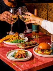 AS Multi 2 Course Meal with a Glass of Prosecco or Beer for Two at  Slug  Lettuce - Image 1 of 6