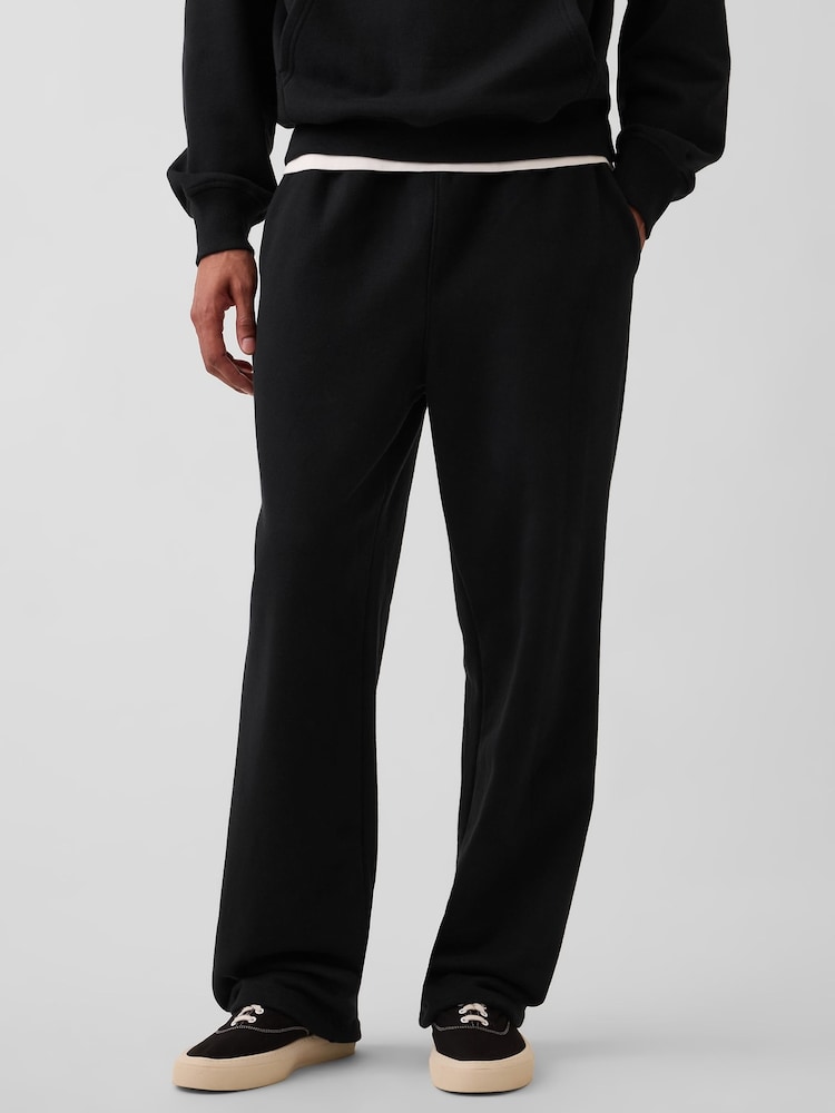 Gap Black Heavyweight Relaxed Joggers - Image 1 of 4 Gap Black Heavyweight Relaxed Joggers - Image 1 of 4