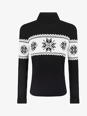 The Little Tailor Snowflake Slim Fit Christmas Jumper - Image 3 of 6