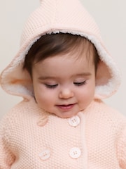 The Little Tailor Baby Pink Pixie Pram Coat - Image 2 of 6