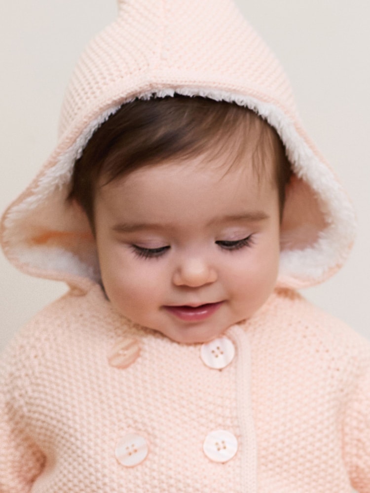The Little Tailor Baby Pink Pixie Pram Coat - Image 2 of 6